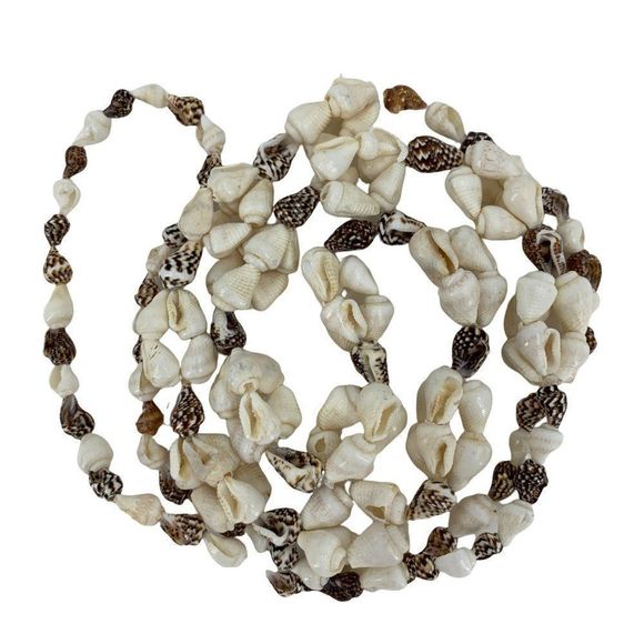 Natural Sea Shell 0211 36" Necklace Surfer Beach Conch Puka Sea Hawaiian Cowrie - Picture 9 of 9